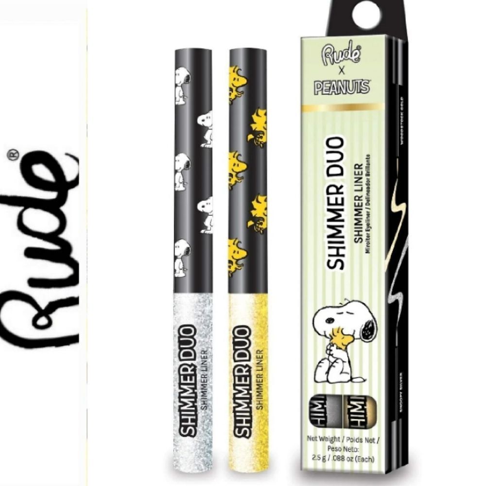 Rude Cosmetics X Peanuts Shimmer Duo Shimmer Liner